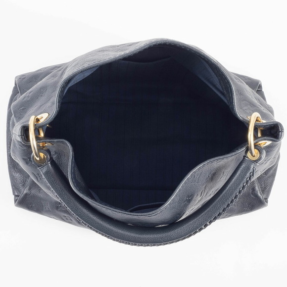 Louis Vuitton Artsy MM Shoulder Bag M93448 Monogram Empreinte Leather Black W... - Picture 13 of 16